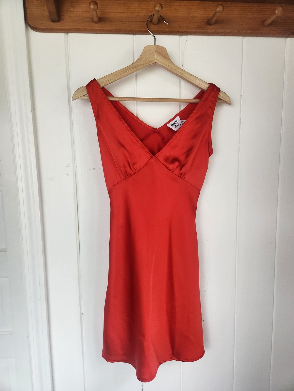 Princess Polly Nellie Satin Mini Dress in Red